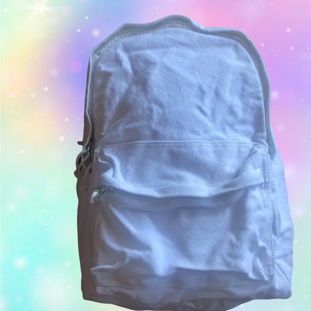 Stylish White Women's Backpack